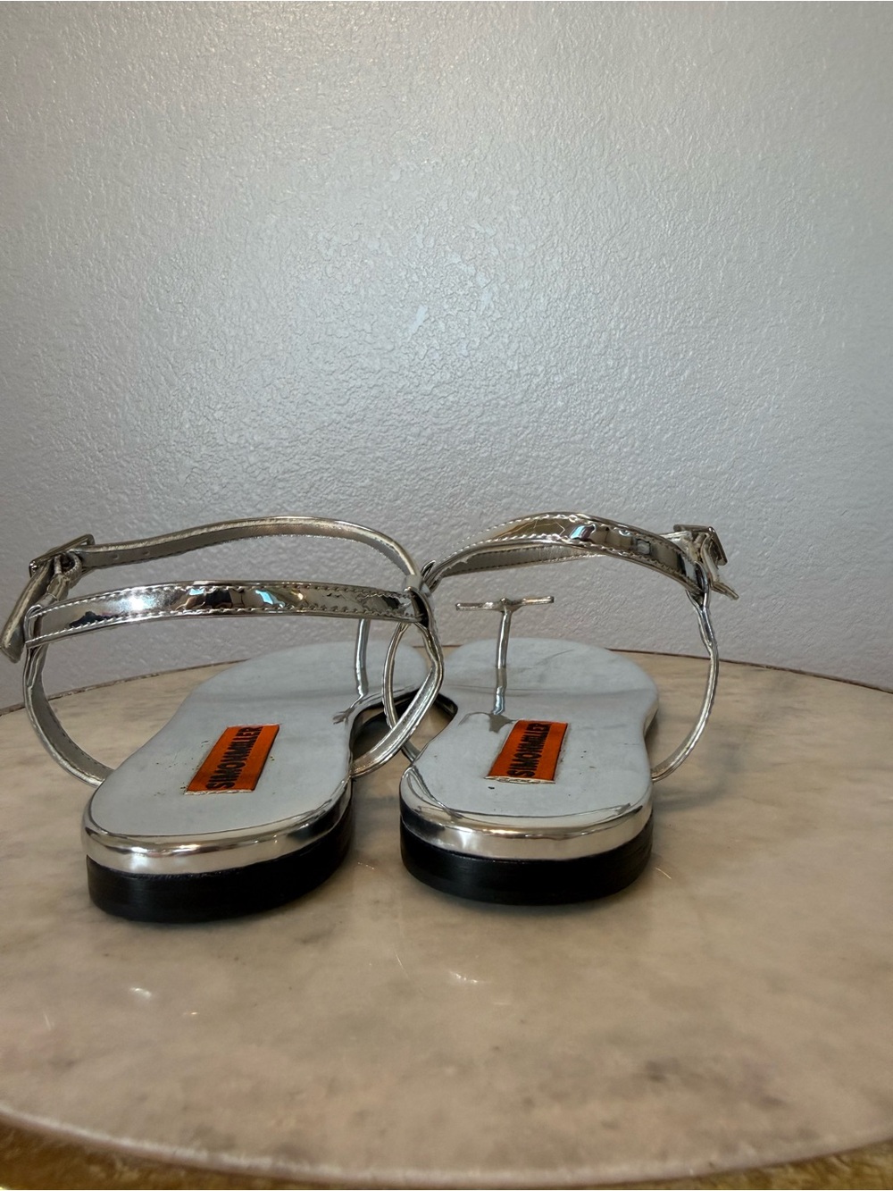 Simon Miller Silver Metallic Sandals Coastal - Picture 9 of 14